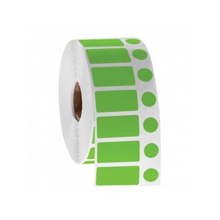 Ga International NitroTag CryoCombo BarCode Labels, 3" Core, Green, 4000 Labels 247190G